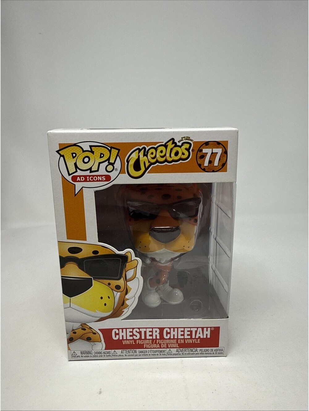 Funko Pop! Cheetos Chester Cheetah #77 Vinyl Figure Orange Standard Ad Icons